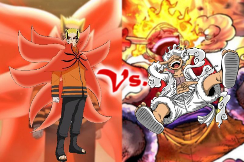 Naruto vs Luffy : Luffy en Gear 5 est-il plus fort que Naruto en mode Baryon ?