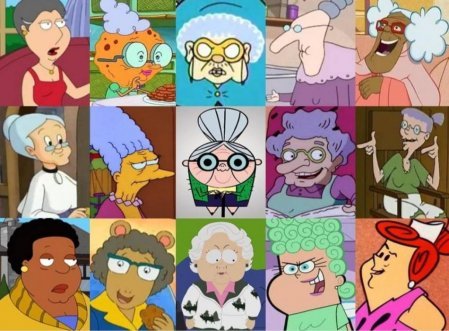 (2021) Classement des 10 personnages de dessins animés de vieilles dames les plus populaires