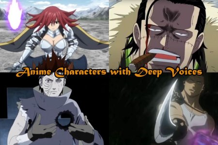 Liste de 15 personnages d'anime à la voix grave