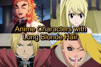 15 personnages d'anime aux longs cheveux blonds (hommes et femmes)
