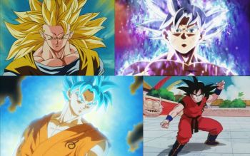 Toutes les transformations de Goku (du plus faible au plus fort dans le manga Dragon Ball)